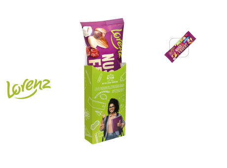 LORENZ Snack Box im Schuber,   40 g, Inhalt: Nuss & Frucht mit Joghurt Pops