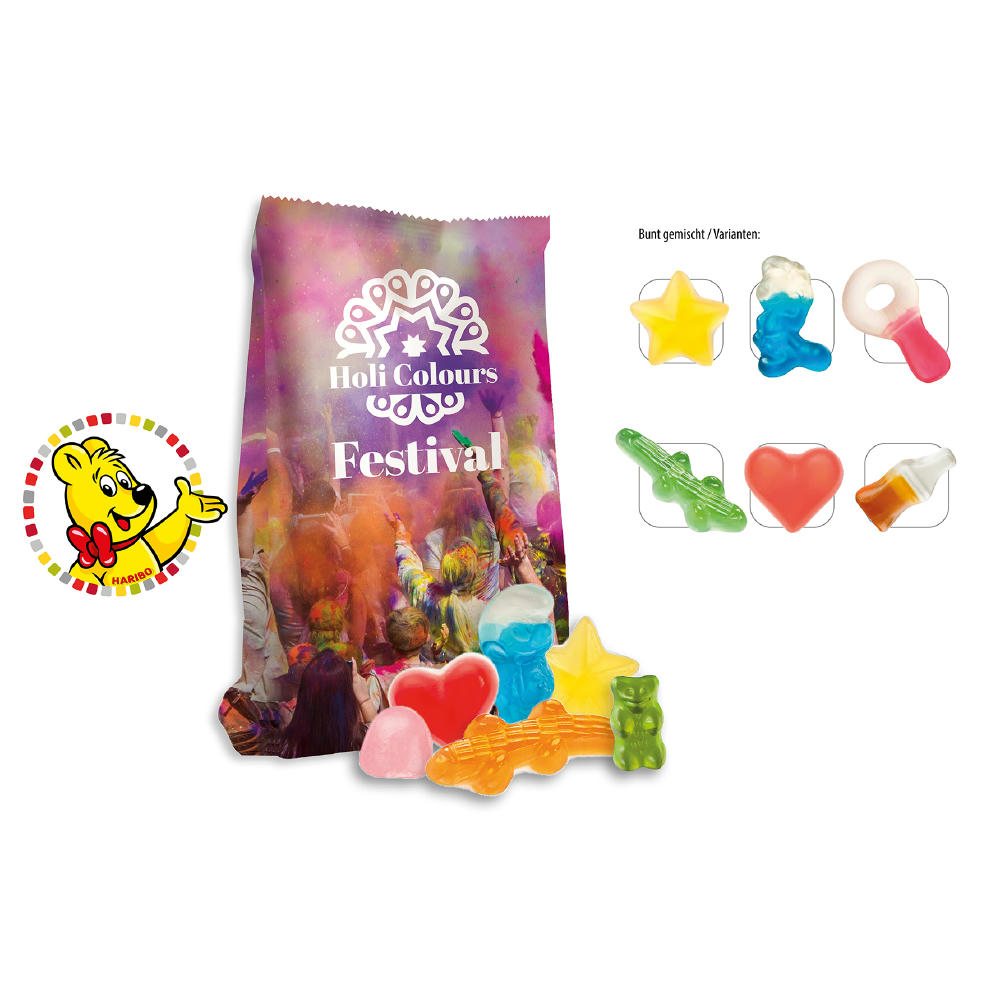 Bodenstandbeutel HARIBO Happy Life 150g,   150 g, Inhalt: HARIBO Happy Life