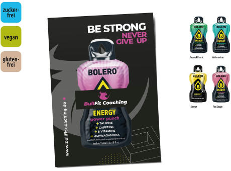 BOLERO Energy Werbekarte,   7 g, Inhalt: BOLERO Energy