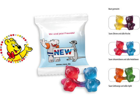 HARIBO Bärchen-Pärchen Werbetüte,   1 Stück, Inhalt: HARIBO Bärchen-Pärchen