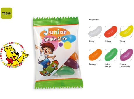 HARIBO Jelly Beans Werbetüte,   10 g, Inhalt: HARIBO Jelly Beans