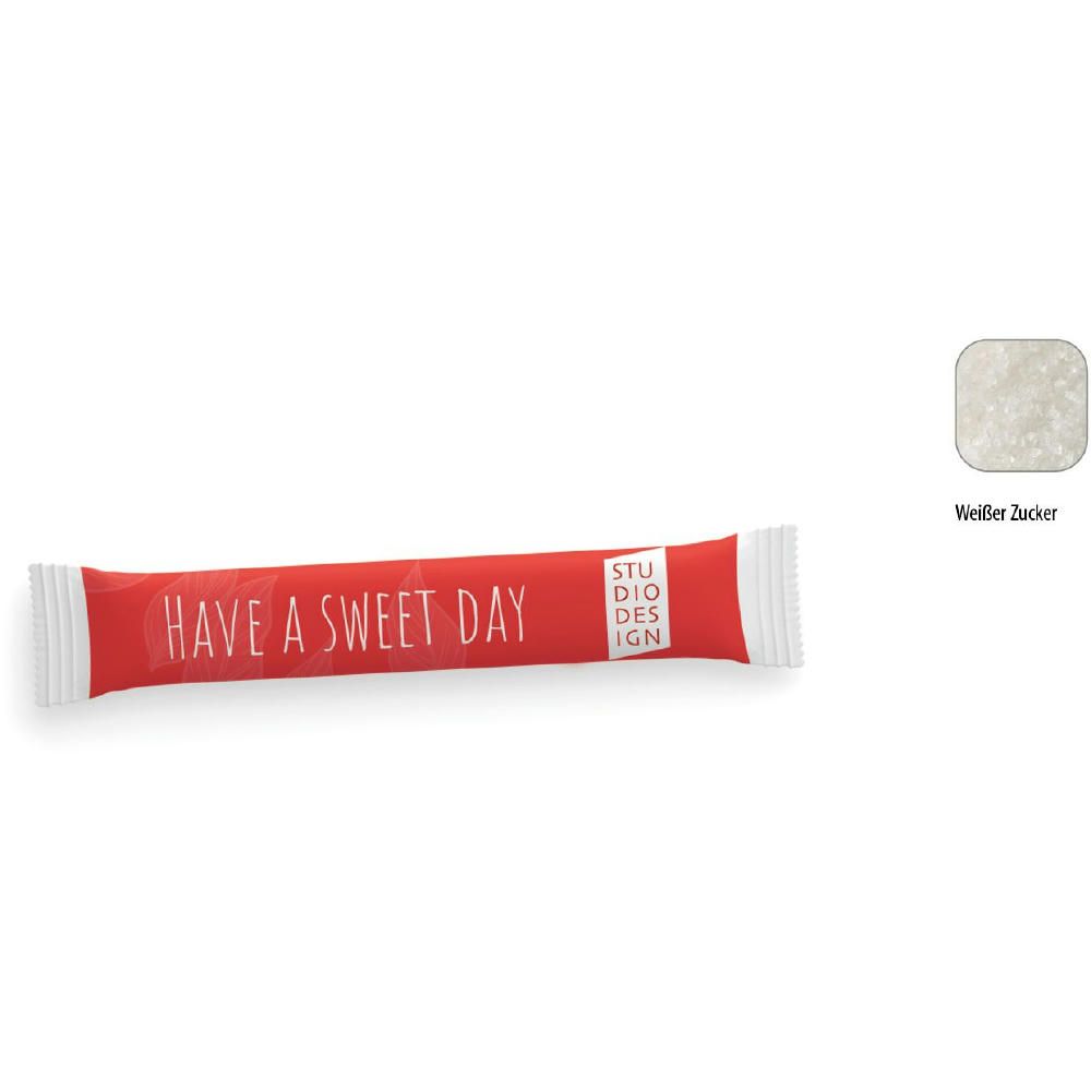 Zucker Stick King Size,   3,6 g, Inhalt: Zucker weiß