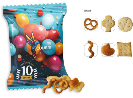 Party Mix Werbetüte,   10 g, Inhalt: Party Mix
