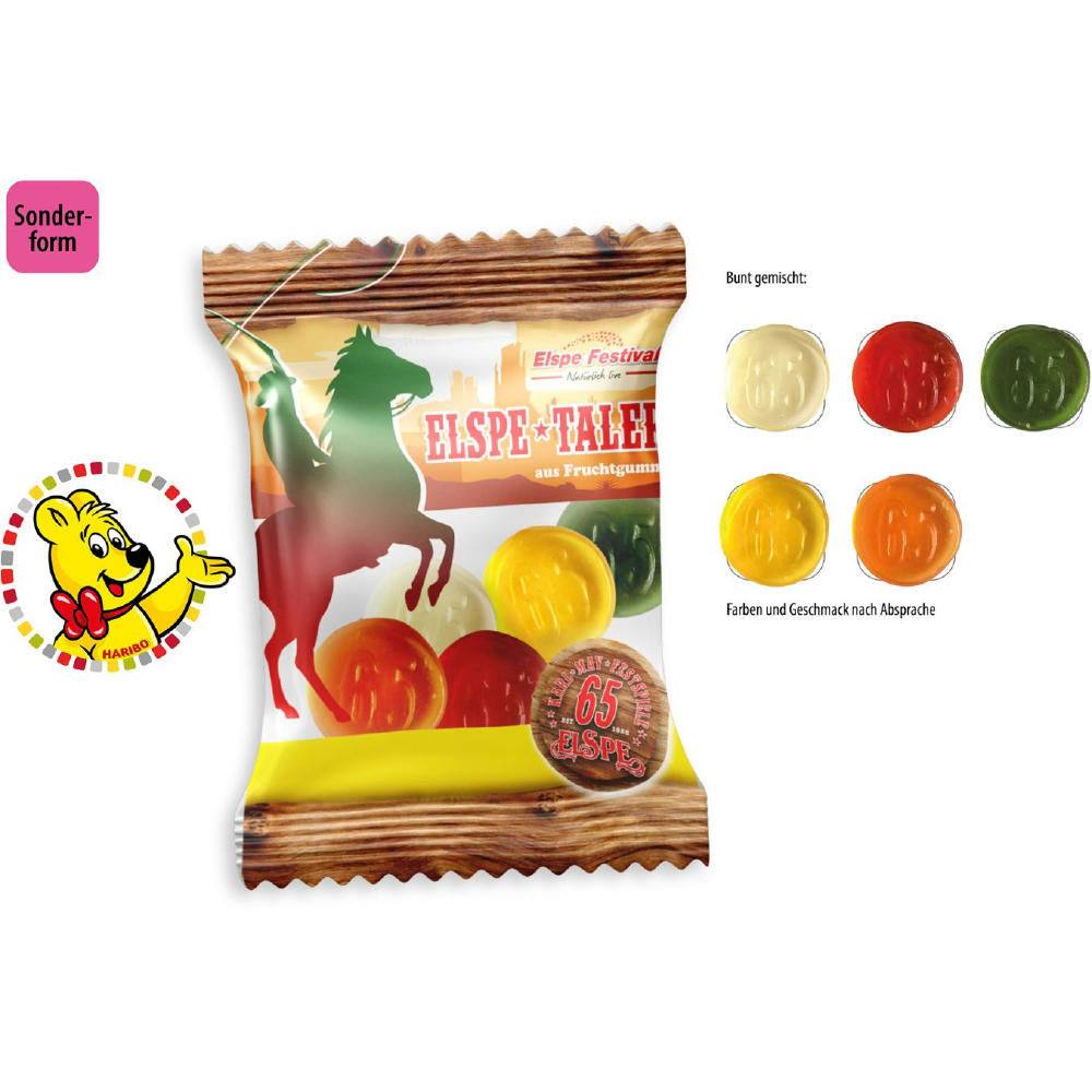 HARIBO individuelle Sonderform Werbetüte,   15 g, Inhalt: HARIBO Individuelle Sonderform
