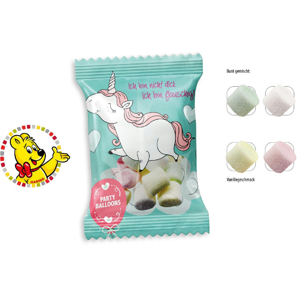 HARIBO Mini Chamallows Werbetüte,   6 g, Inhalt: HARIBO Mini Chamallows
