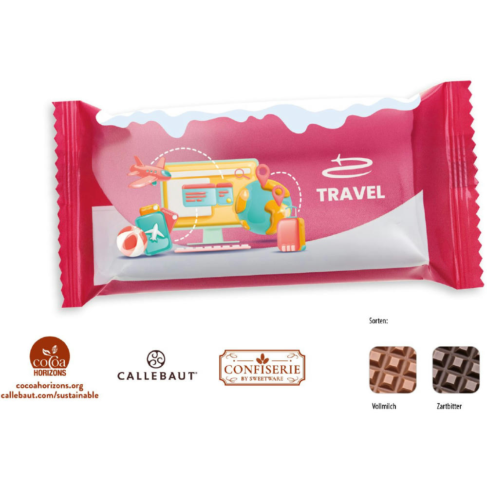Schokolade 40 g Tafel,   1 Stück, Inhalt: Callebaut Vollmilch