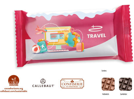 Schokolade 40 g Tafel,   1 Stück, Inhalt: Callebaut Vollmilch
