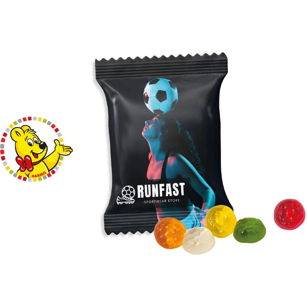 HARIBO Standardformen Werbetüte,   15 g, Inhalt: HARIBO Fussbälle