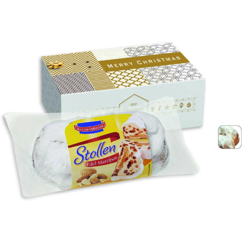 Christstollen Präsentbox,   1 Stück, Inhalt: Christstollen