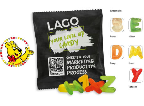 HARIBO Bärenschule Werbetüte,   15 g, Inhalt: HARIBO Bärenschule