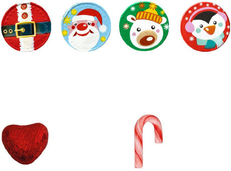 Werbebriefchen,   1 Stück, Inhalt: Weihnachtstaler