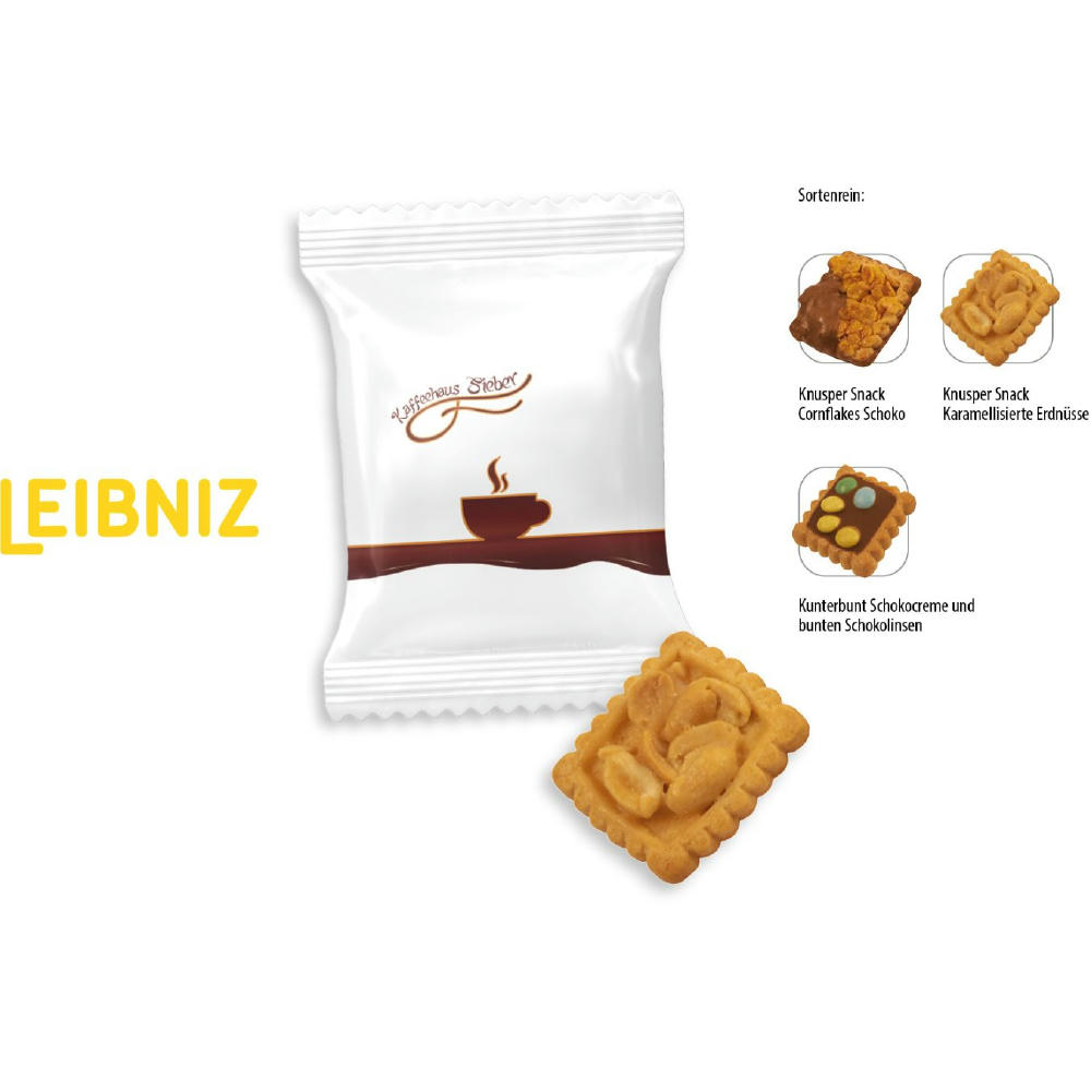 Leibniz Kekse Knusper Snack & Kunterbunt Flowpack,   1 Stück, Inhalt: Leibniz Knusper Snack mit Cornflakes