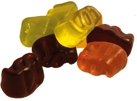 Fruchtgummi Paragraph Werbetüte,   10 g, Inhalt: Fruchtgummi Paragraph