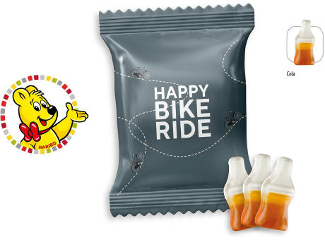 HARIBO Happy Cola Werbetüte,   3 Stück, Inhalt: HARIBO Happy Cola