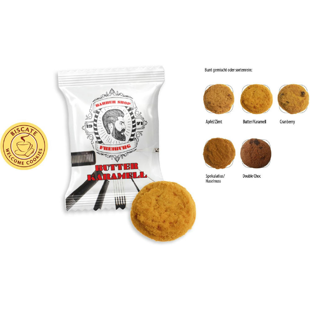Coffee Cookies Flowpack,   1 Stück, Inhalt: Coffee Cookies Apfel, Zimt