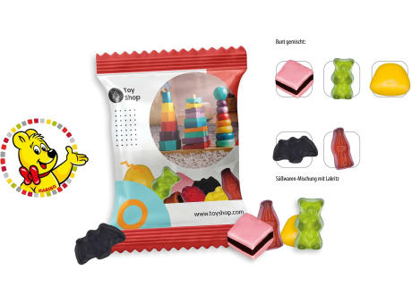 HARIBO Mini Color-Rado Werbetüte,   10 g, Inhalt: HARIBO Mini-Color-Rado