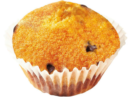 Mini Muffin im Flowpack,   1 Stück, Inhalt: Mini Muffin Marmor