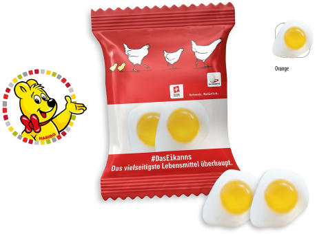 HARIBO Spiegelei Werbetüte,   2 Stück, Inhalt: HARIBO Spiegelei