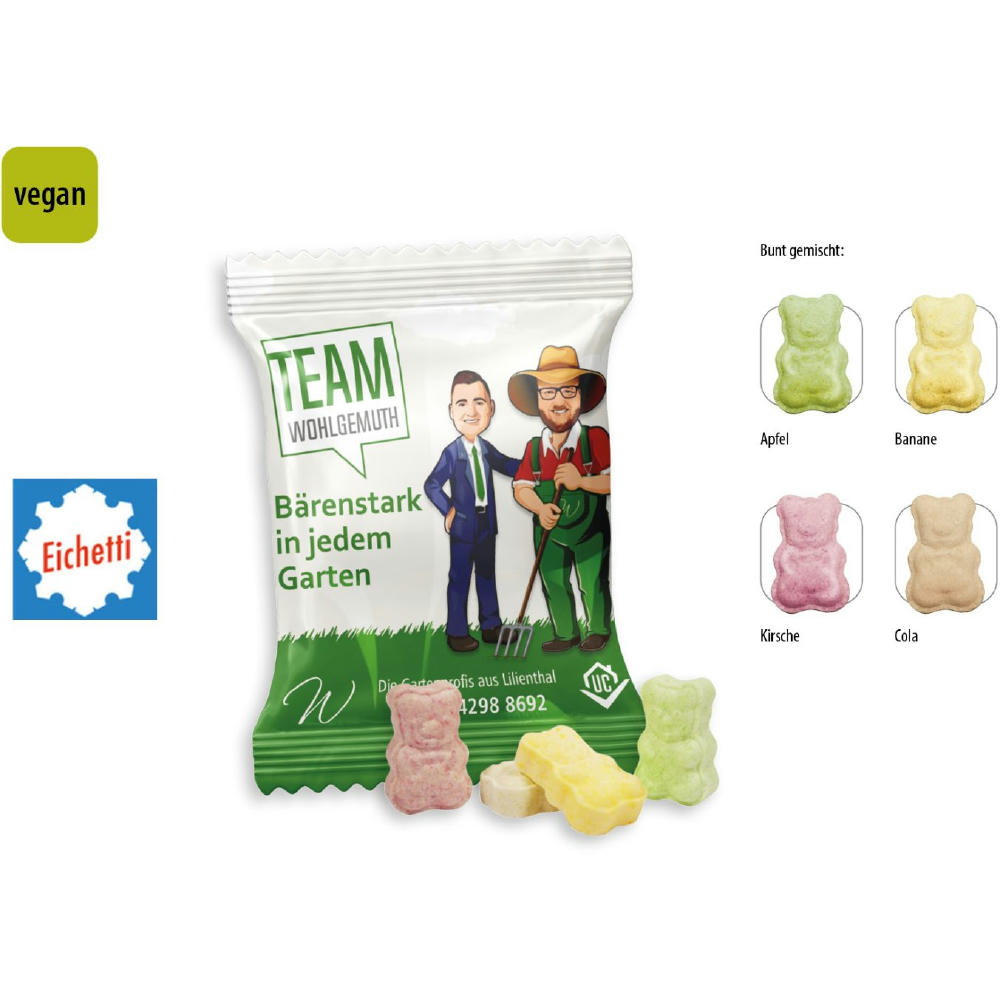 Brause Bärchen Werbetüte,   4 Stück, Inhalt: Brause Bärchen