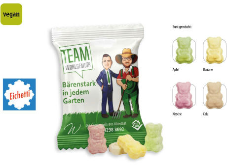 Brause Bärchen Werbetüte,   4 Stück, Inhalt: Brause Bärchen