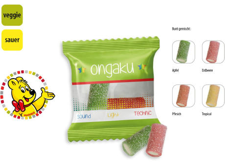 HARIBO Rainbow Fizz Werbetüte,   2 Stück, Inhalt: HARIBO Rainbow Fizz