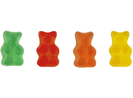 Gummibärchen zuckerfrei Werbetüte,   10 g, Inhalt: Gummibärchen zuckerfrei
