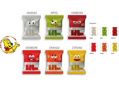 HARIBO Goldbären - Spezial Werbetüte,   10 g, Inhalt: HARIBO Goldbären - Spezial Erdbeere