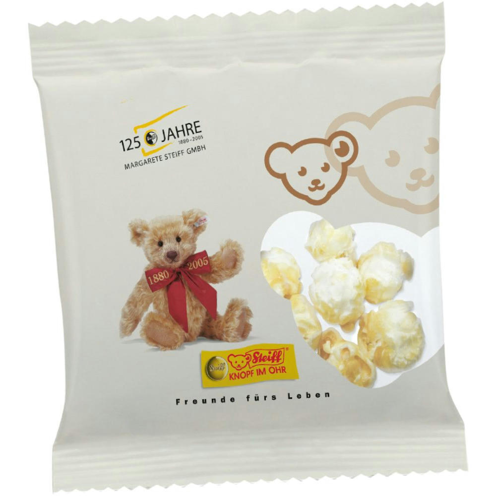 Popcorn süß Werbetüte,   6 g, Inhalt: Popcorn süß