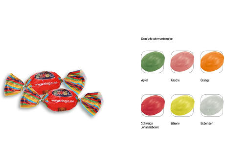 Bonbon Wickler,   1 Stück, Inhalt: Eisbonbon