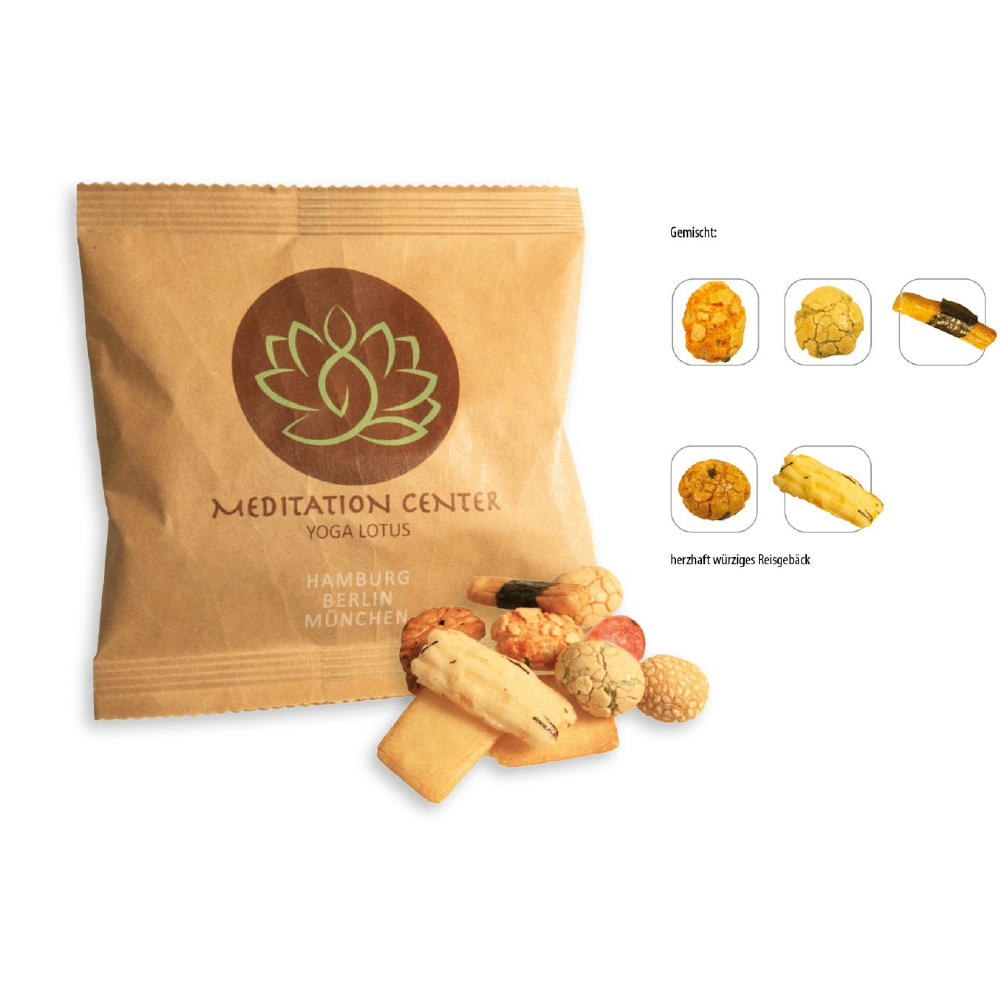 Reisgebäck Superior Mix Werbetüte,   10 g, Inhalt: Reisgebäck Superior Mix