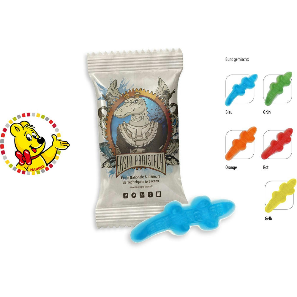 HARIBO Croco Werbetüte,   1 Stück, Inhalt: HARIBO Croco