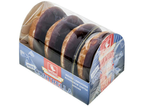 4er Lebkuchenbox,   4 Stück, Inhalt: Weiss Lebkuchen Mini-Contrella