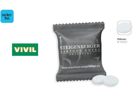 VIVIL Extra Strong zuckerfrei 2 Stück Werbetüte,   2 Stück, Inhalt: VIVIL Extra Strong, zuckerfrei