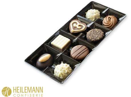 Heilemann Pralinés Auslese im Schuber,   95 g, Inhalt: Heilmann Pralinés Auslese ohne Alkohol