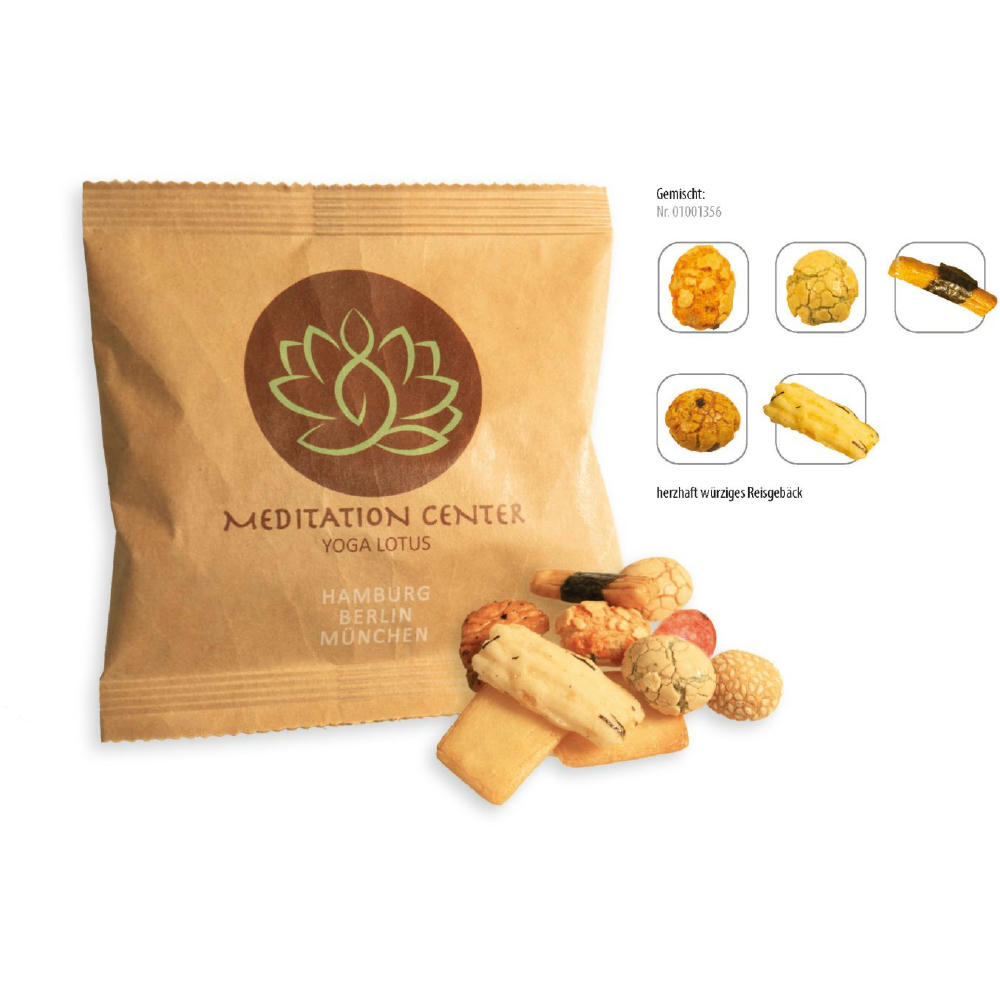 Reisgebäck Superior Mix Werbetüte,   10 g, Inhalt: Reisgebäck Superior Mix