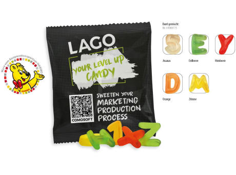 HARIBO Bärenschule Werbetüte,   15 g, Inhalt: HARIBO Bärenschule