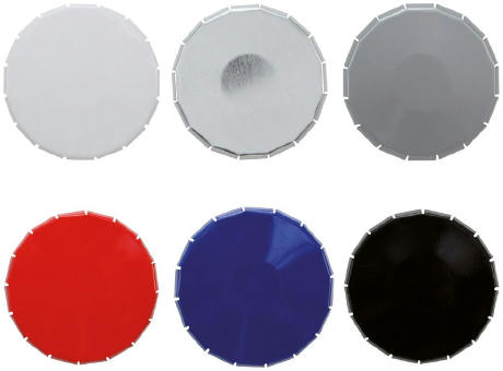 Klick-Dose-45, reflexblau 12 g, Inhalt: Pfefferminz-Pastillen; Stevia