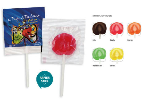 Flachlolly,   1 Stück, Inhalt: Flachlolly Waldmeister