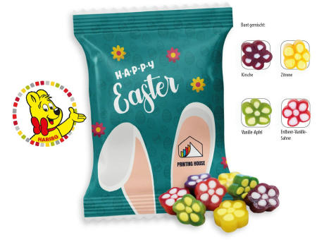 HARIBO Bunte Blümchen Werbetüte,   10 g, Inhalt: HARIBO Bunte Blümchen