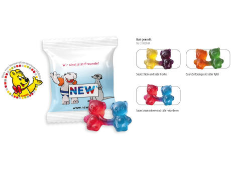 HARIBO Bärchen-Pärchen Werbetüte,   1 Stück, Inhalt: HARIBO Bärchen-Pärchen