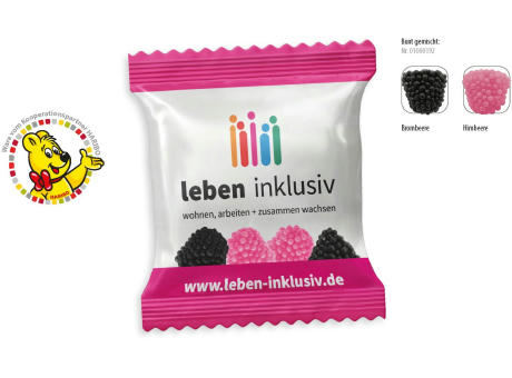HARIBO Berries Werbetüte,   4 Stück, Inhalt: HARIBO Berries
