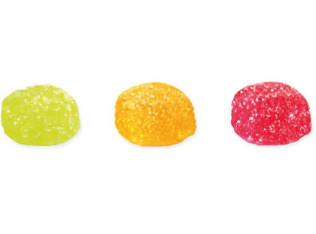 Saure Fruchtsaftberries vegan Werbetüte,   10 g, Inhalt: Saure Fruchtsaftberries