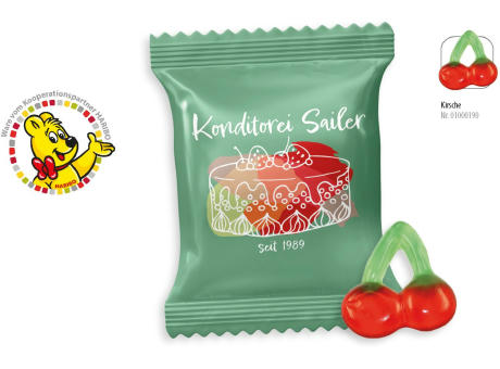 HARIBO Happy Cherry Werbetüte,   1 Stück, Inhalt: HARIBO Happy Cherry