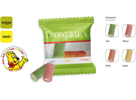 HARIBO Rainbow Fizz Werbetüte,   2 Stück, Inhalt: HARIBO Rainbow Fizz