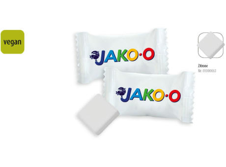 Traubenzucker Würfel Flowpack,   1 Stück, Inhalt: Traubenzucker Würfel Zitrone vegan