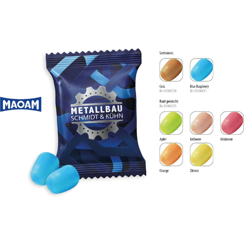 MAOAM Kracher Werbetüte,   2 Stück, Inhalt: MAOAM Kracher Blue