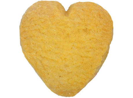 Cookies Bodenstandbeutel mit Werbeaufkleber,   5 Stück, Inhalt: Butterkeks Herzen