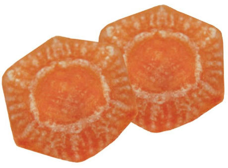 Hustenbonbon Duopack Werbetüte,   2 Stück, Inhalt: Hustenbonbon Sanddorn