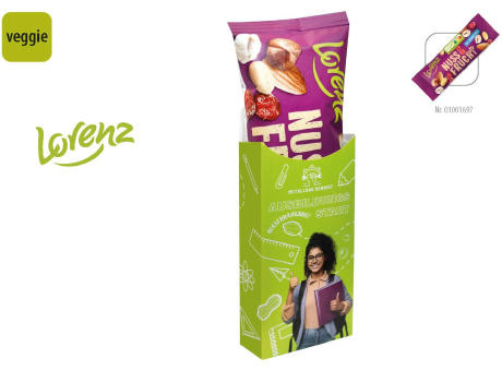 LORENZ Snack Box im Schuber,   40 g, Inhalt: Nuss & Frucht mit Joghurt Pops