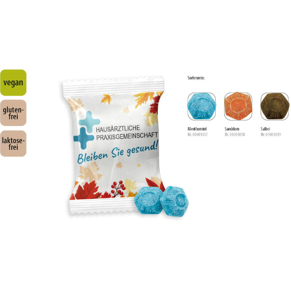 Hustenbonbon Duopack Werbetüte,   2 Stück, Inhalt: Hustenbonbon Menthomint